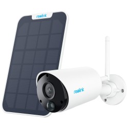 Reolink Battery-Powered WiFi Camera with Solar Panel - 3MP (2304 x 1296) - IR 10 m / Siren - PIR Detection of People and Fa