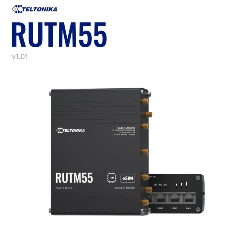 Teltonika · Router · RUTM55 · 5G Industrial Router - 247488 - 1