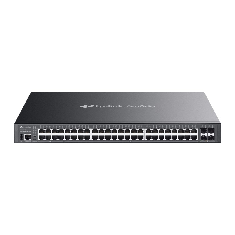 TP-Link Switch full managed Layer3 28 Port &bull 24x 1 GbE &bull 4x SFP+ Multi-Gig (2,5 Gbps) &bull PoE Budget bis zu 720 Watt &