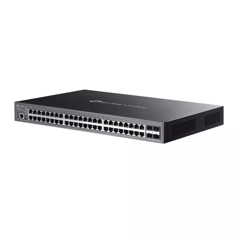 TP-Link Switch full managed Layer3 28 Port &bull 24x 1 GbE &bull 4x SFP+ Multi-Gig (2,5 Gbps) &bull PoE Budget bis zu 720 Watt &