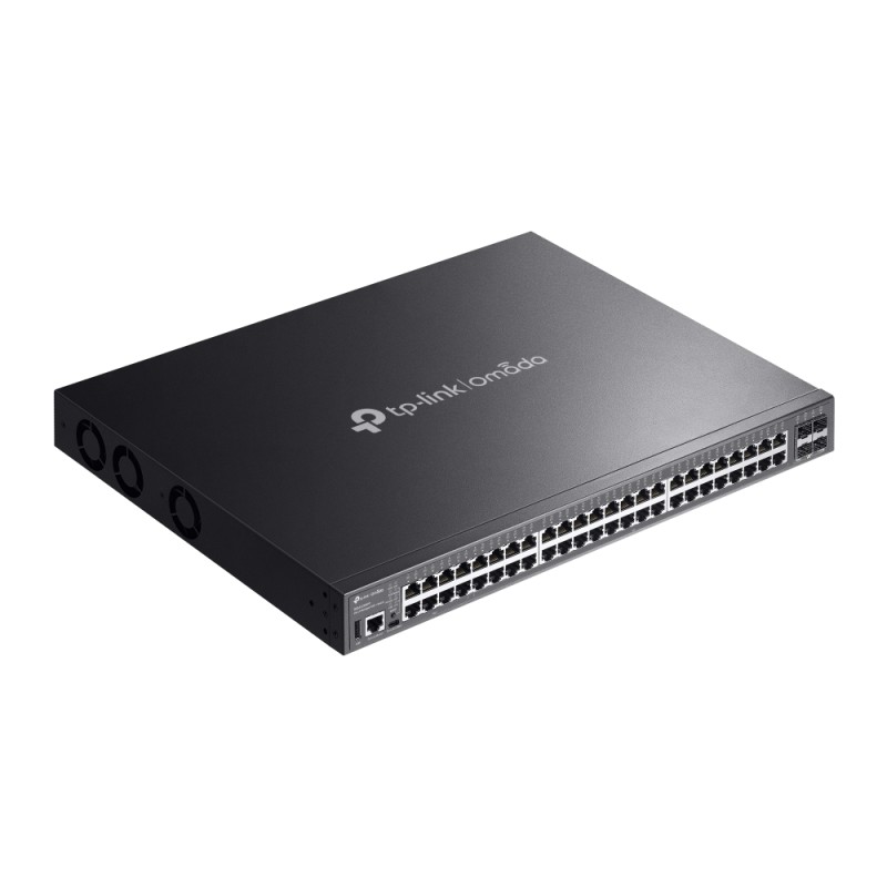 TP-Link Switch full managed Layer3 28 Port &bull 24x 1 GbE &bull 4x SFP+ Multi-Gig (2,5 Gbps) &bull PoE Budget bis zu 720 Watt &