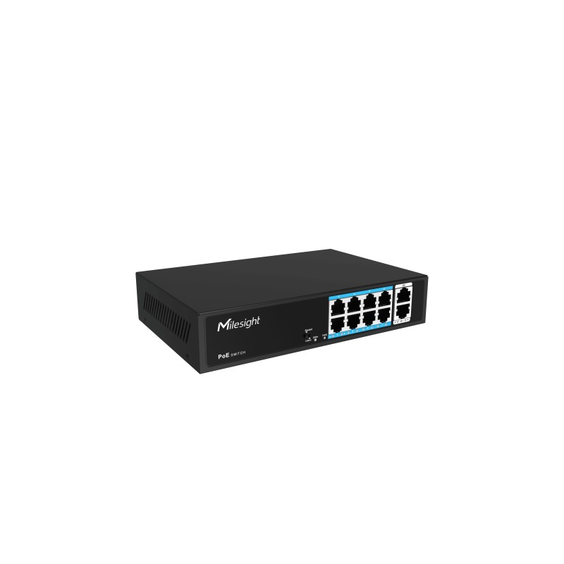 Milesight IoT Milesight 8-Port PoE Switch(Gigabit Uplink Port), MS-S0208-GL - 210094 - 10