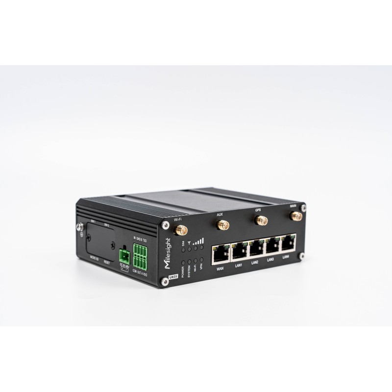 Milesight IoT Industrial Cellular Router, UR35-L04EU-G-S-W - 243280 - 1