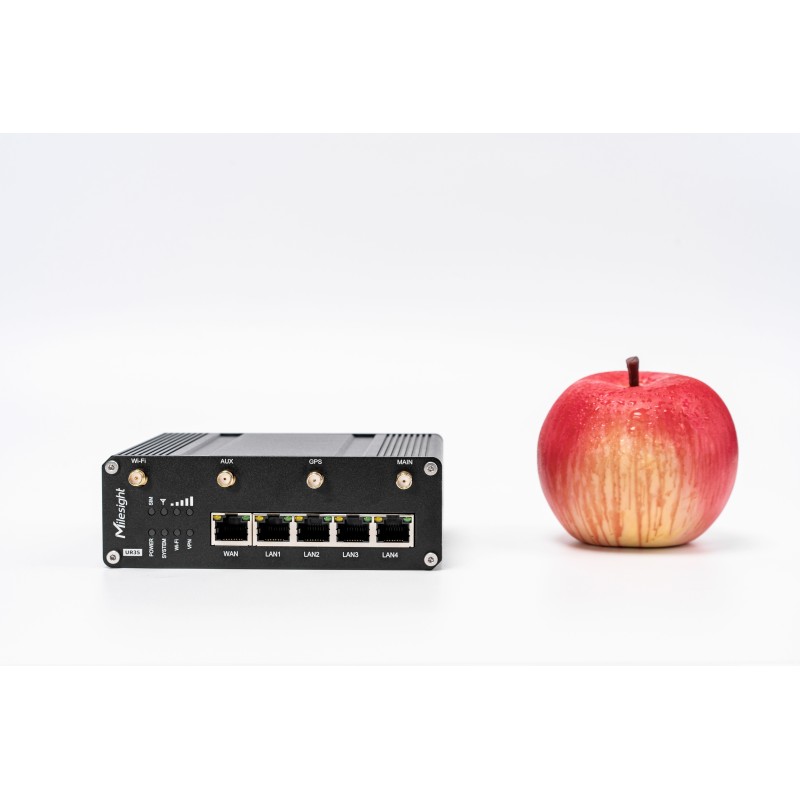 Milesight IoT Industrial Cellular Router, UR35-L04EU-G-S-W - 243280 - 2