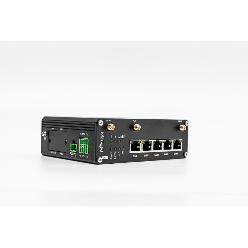 Milesight IoT Industrial Cellular Router, UR35-L04EU-S-W - 243281 - 6