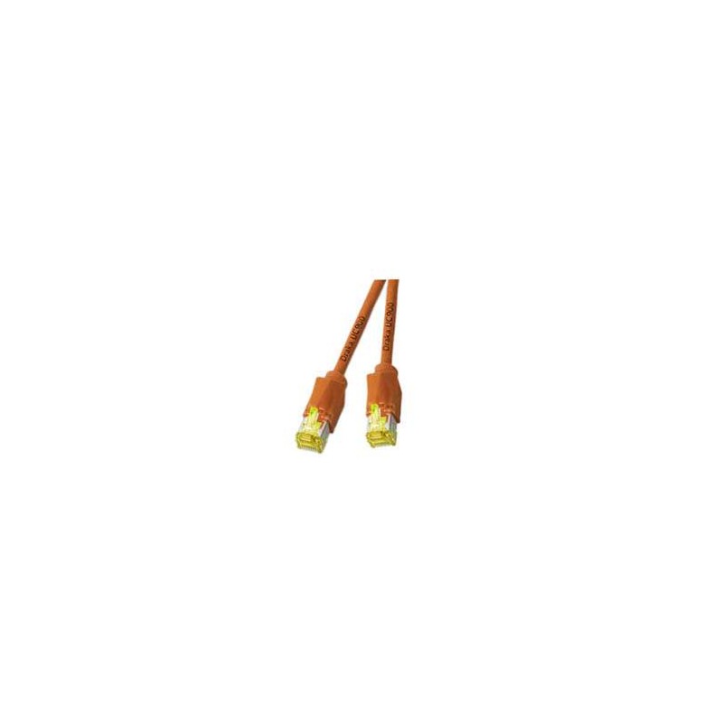 Patchkabel RJ45, CAT6A 900Mhz, 2.0m orange, S-STP(S/FTP), ND - 149120 - 1