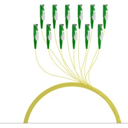 LWL-Pigtail-E2000(APC 8Grad), 9/125u,2mtr.Monomode