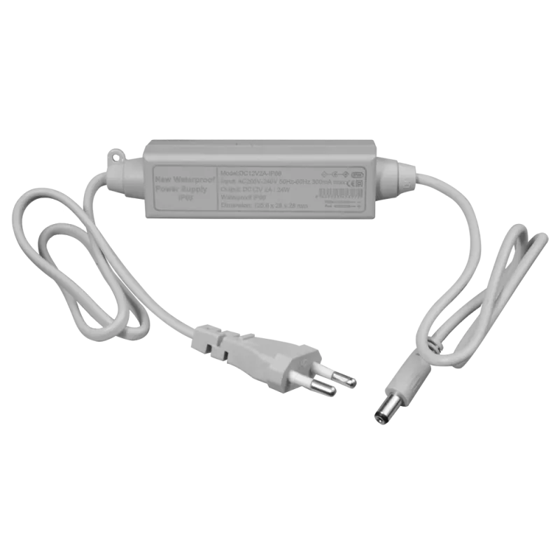 Netzteil 12V / 2A - Wasserdicht IP66 - Jack Stecker