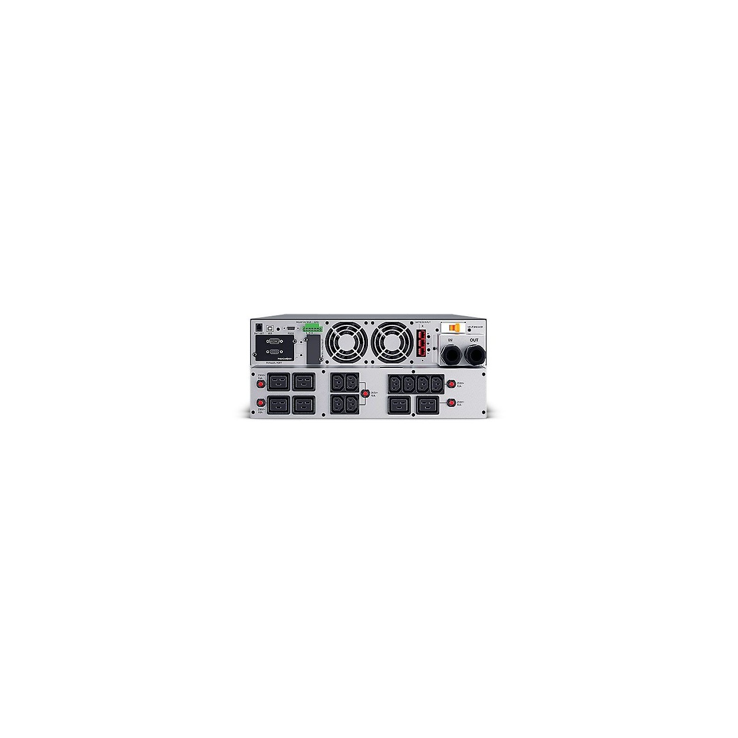 CyberPower USV, OLS Tower/19"-Serie, 6000VA/600W, 4HE, On-Line, LCD, USB/RS232, 1-phasig - 248116 - 3