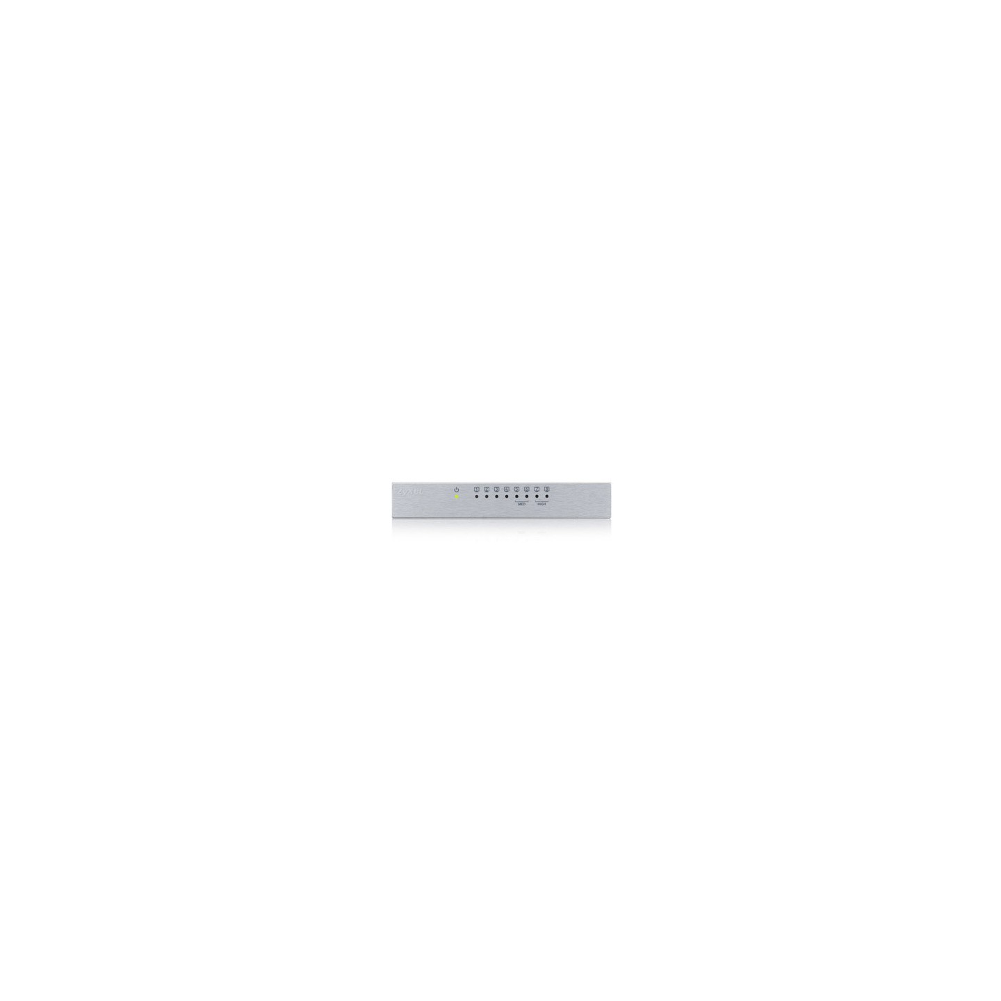 Zyxel Switch unmanaged Layer2 8 Port Â&bull 8x 1 GbE Â&bull Desktop Â&bull Lüfterlos Â&bull Metallgehäuse Â&bull GS-108BV3 - 