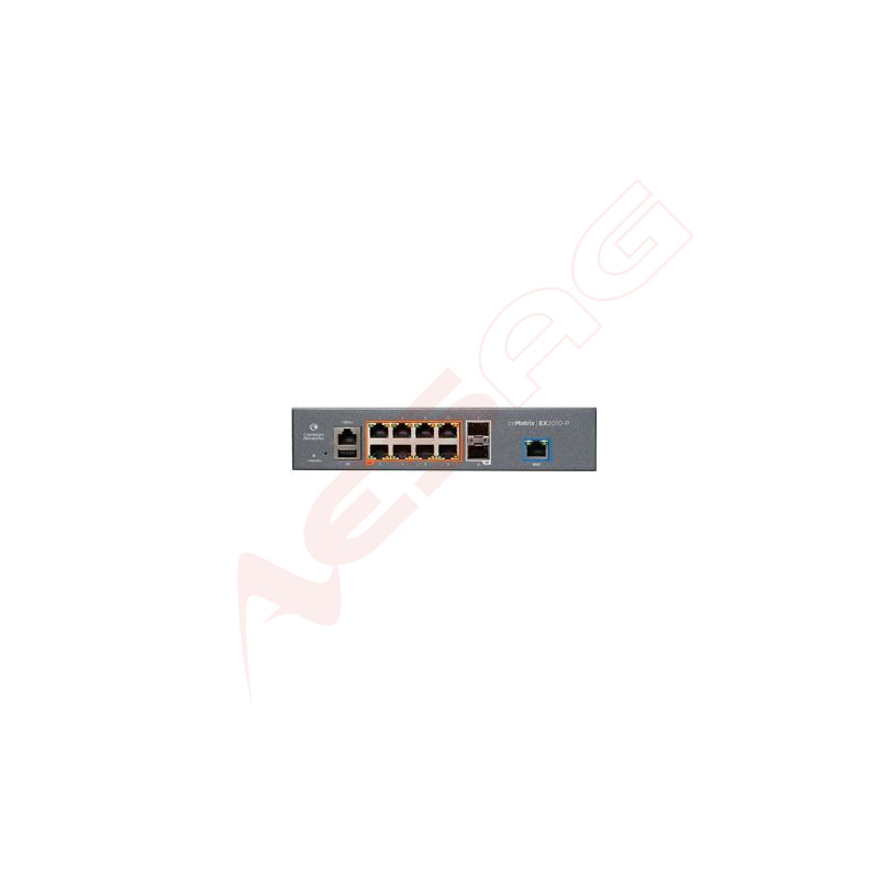 Cambium Switch full managed Layer2/3 10 Port  8x 1 GbE  PoE Budget 100 Watt  8x PoE at  2x SFP  10  Lüfterlos, cnMaestro 