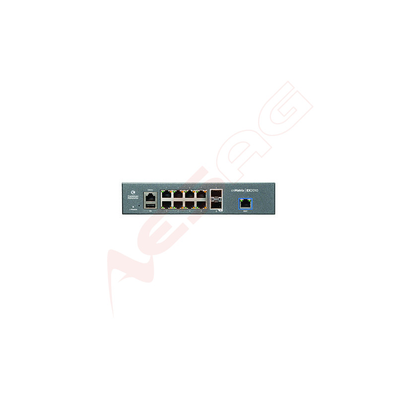 Cambium Networks cnMatrix, 8x Ethernet Switch, 2x SFP, EX2010 Cambium Networks - Artmar Electronic & Security AG