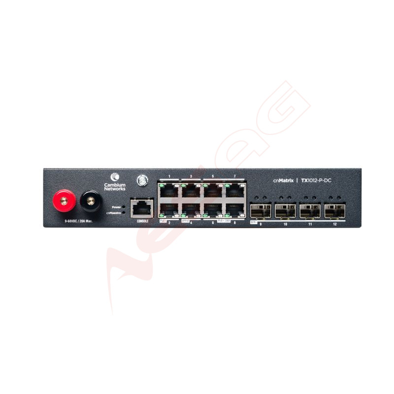 Cambium Networks cnMatrix TX 1012-P-DC - 170W POE Switch 8 x 1gbps & 4 SFP+ 209350 Cambium Networks 2 - Artmar Electronic & Secu