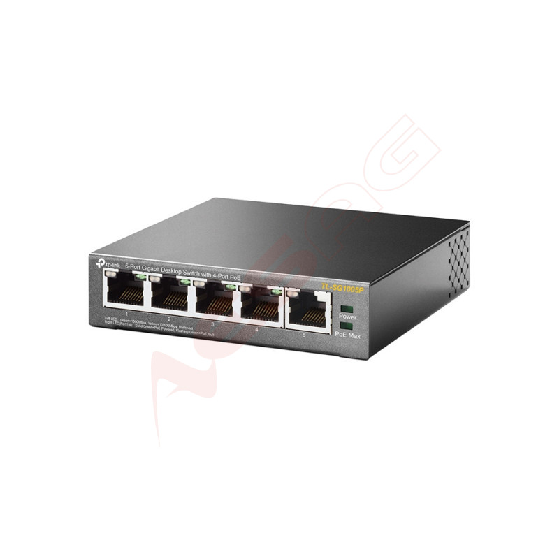 TP-Link - TL-SG1005P - 5-Port Gigabit Desktop Switch with 4-Port PoE TP-Link - Artmar Electronic & Security AG 