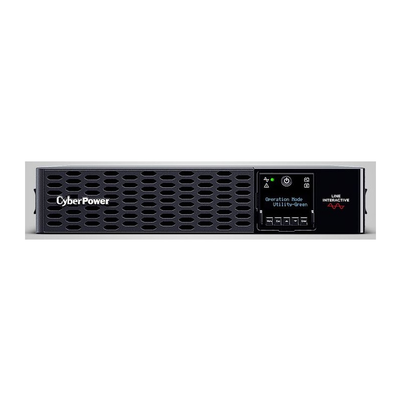 CyberPower UPS, PR-XL Tower/19" PRIII series, 1500VA/1500W, 2U, line-interactive, pure sine, LCD, USB/RS232/CLOUD, ext.Runtim - 