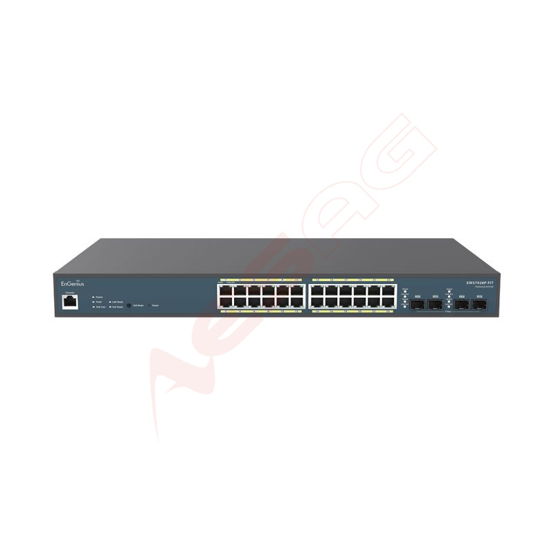 EnGenius FIT Switch 24-port GbE PoE.af/at( ) 185W 4xSFP - EWS7928P-FIT EnGenius - Artmar Electronic & Security AG 