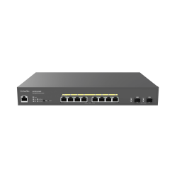 EnGenius Switch full managed Layer2 10 Port &bull 8x 2.5 GbE &bull PoE Budget 240W &bull 8x PoE bt &bull 2x SFP &bull 13 &bull E