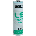 SAFT - Lithium Batterie LS14500, AA, 3.6V, 2400mAh