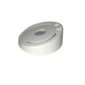 Anschlussbox - Für Dome-Kameras - Geeignet für den Außenbereich - Montage auf Schrägdach - Weiße Farbe - Kabelstift