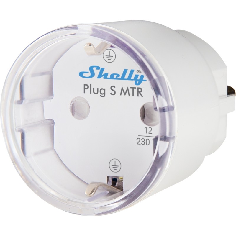 Shelly · Plug & Play "Plug S Gen3 Matter" · Smarter Zwischenstecker · 12A · Messfunktion · WLAN · Matter · BT · weiß - 234379 -