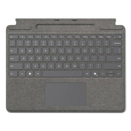 MS Surface Zubehör Type Cover für 8/9/10/11 Pro mit Pen Storage *platinum* Englisch - 249245 - 1