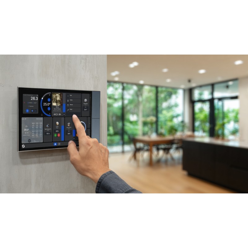 Shelly - Flush-mounted - "Wall Display XL Silver" - Control center - 10.1" - WLAN - BT - silver - 249096 - 5