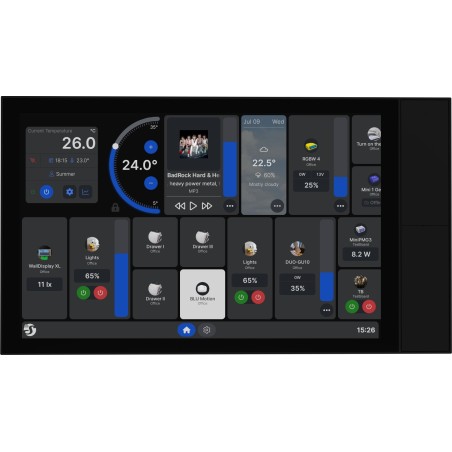 Shelly · Unterputz · "Wall Display XL Black" · Steuerzentrale · 10,1" · WLAN · BT · schwarz - 249097 - 1