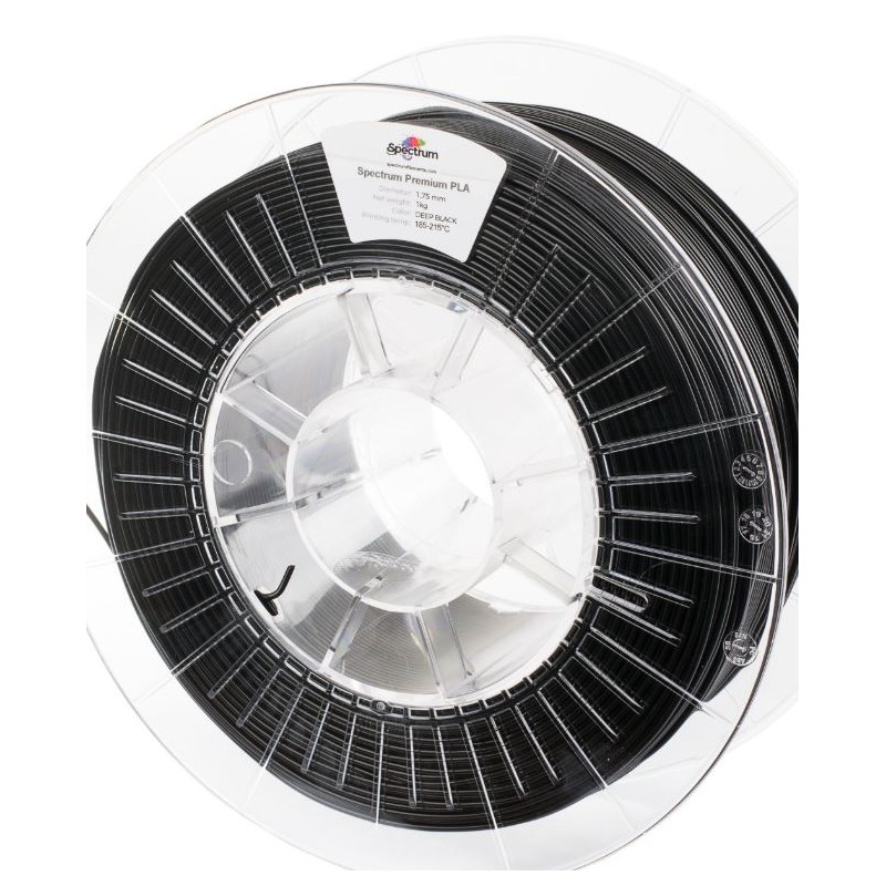 Spectrum 3D Filament PLA Premium 2.85mm DEEP schwarz 1kg - 167651 - 2