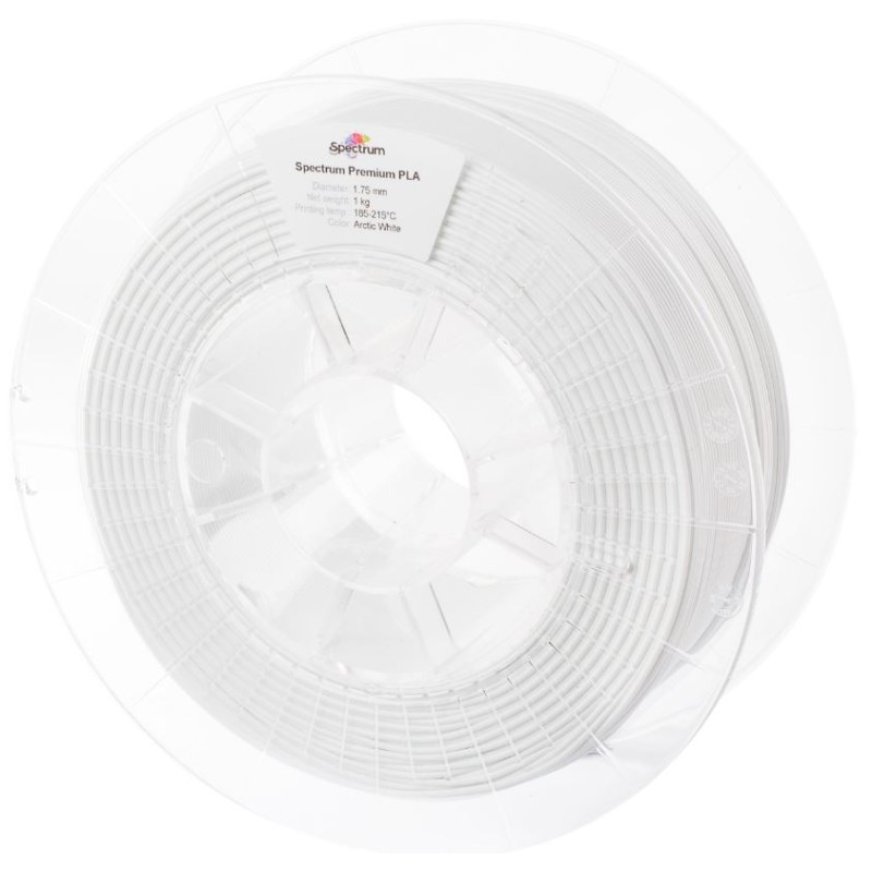 Spectrum 3D Filament PLA Premium 2.85mm ARCTIC white 1kg - 167673 - 2