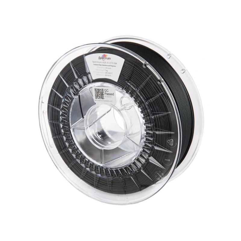 Spectrum 3D Filament ASA-X CF10 1.75mm Schwarz 1kg - 240377 - 1