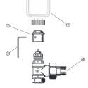 LUPUSEC - Radiator adapter for Danfoss RA valves