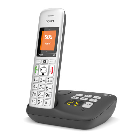 Gigaset E390 A silver/black - 188414 - 1