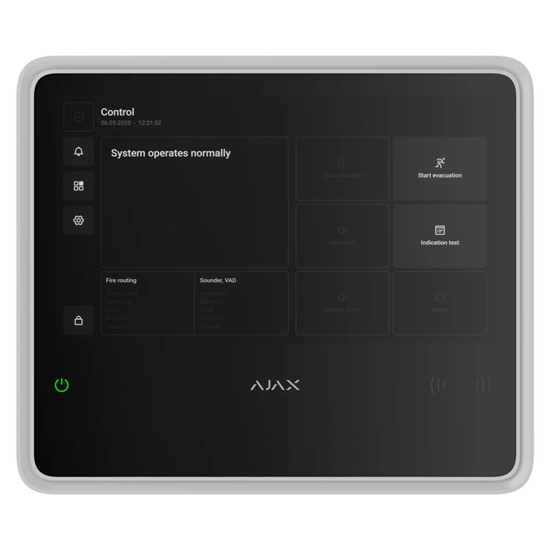 AJAX Brandwarnanlage EN54 "Fire Hub"