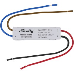 Shelly - Flush-mounted accessories - "1-Channel Decoupler 230V" - 249868 - 1