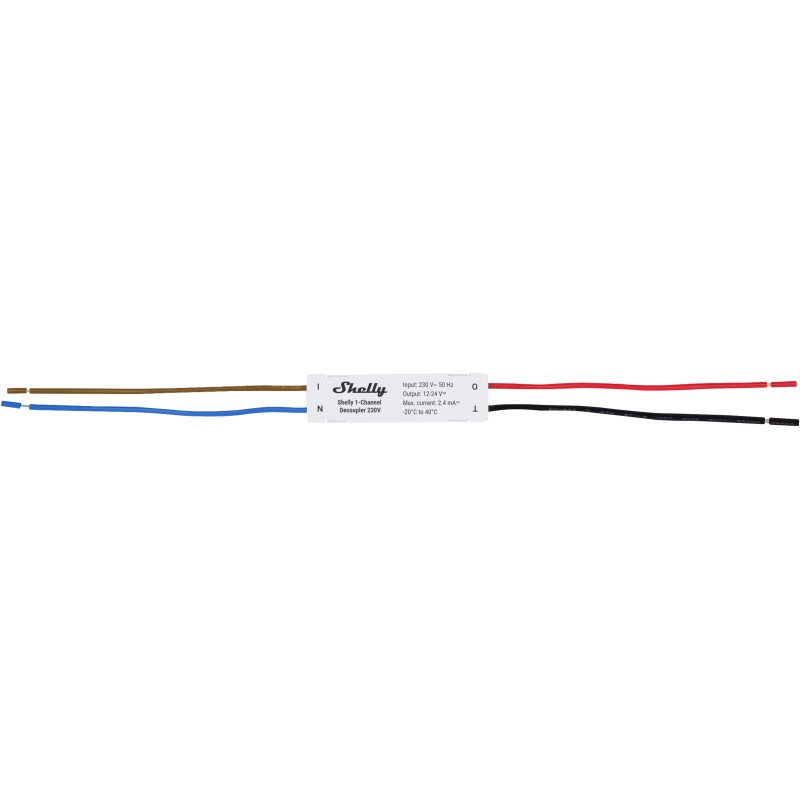 Shelly - Flush-mounted accessories - "1-Channel Decoupler 230V" - 249868 - 3