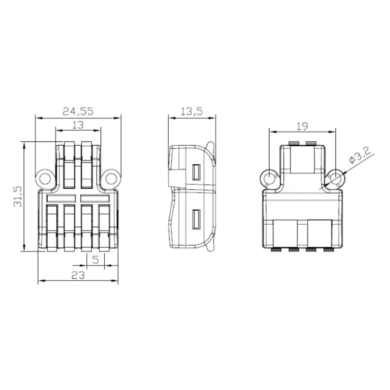 Synergy 21 indoor Kabelverbinder 3in - 6out - 250038 - 2