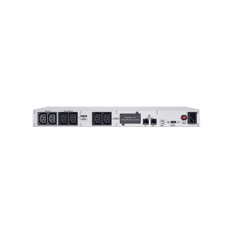 CyberPower UPS, PFC series, 19" 1U, 1000VA/600W, line-interactive, pure sine, USB/RS232, - 247925 - 4