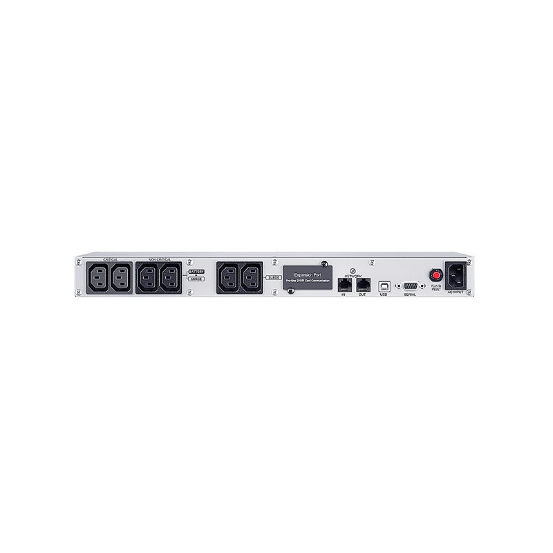 CyberPower USV, PFC-Serie, 19" 1HE, 500VA/300W, Line-Interactive, reiner Sinus, USB/RS232, - 247942 - 4