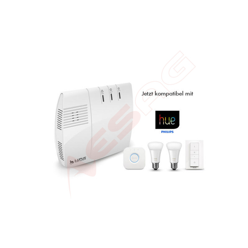LUPUSEC XT2 PLUS wireless fire alarm system with smoke detector
