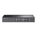 TP-Link Switch easy managed Layer2 16 Port &bull 16x 1 GbE &bull PoE Budget 150 Watt &bull 8x PoE+ &bull Lüfterlos, Omada &bull 
