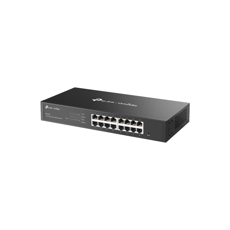 TP-Link Switch easy managed Layer2 16 Port &bull 16x 1 GbE &bull PoE Budget 150 Watt &bull 8x PoE+ &bull Lüfterlos, Omada &bull 