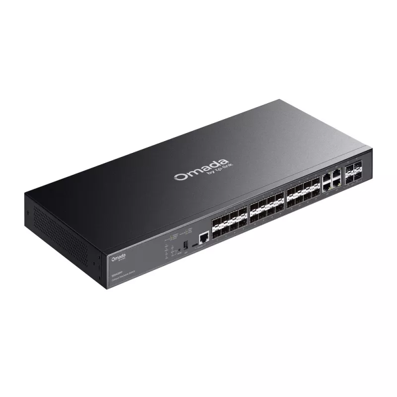 TP-Link Switch full managed Layer3 28 Port &bull 20x SFP, 4x RJ45/SFP Combo Port &bull 4x SFP+ &bull Omada &bull SG5428XF - 2502