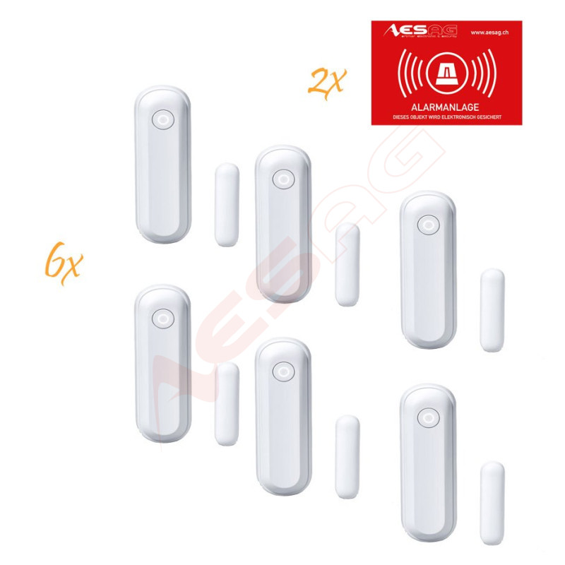 LUPUSEC - Window/door contact V2 SET of 6