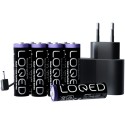 Shelly - "LOQED Power Kit" - Extension for smart door lock - 8x batteries included - 249031 - 1