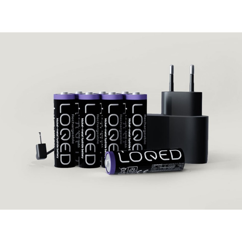 Shelly - "LOQED Power Kit" - Extension for smart door lock - 8x batteries included - 249031 - 2