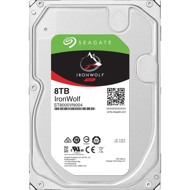 HDS 8TB Seagate IronWolf NAS *24/7* - 194829 - 1