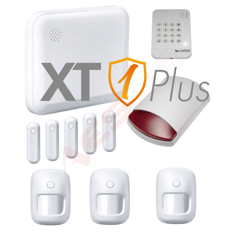 LUPUSEC XT1 PLUS - Starter Pack Large for Business & Private