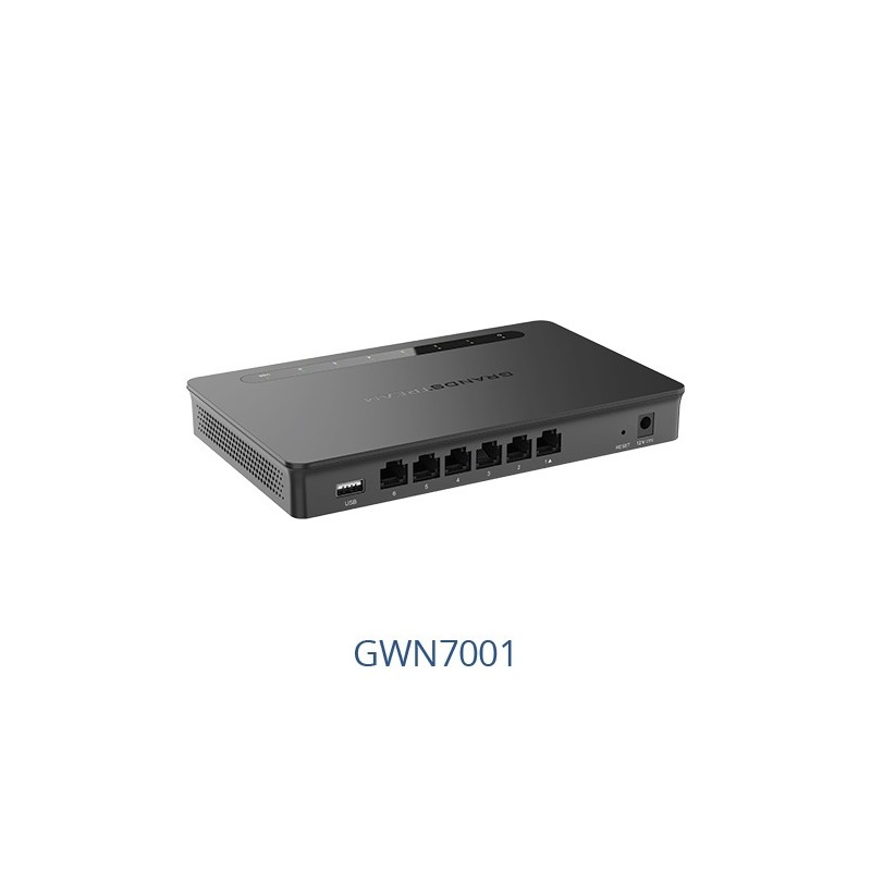 Grandstream GWN7001 Multi-WAN Gigabit VPN router with integrated firewalls - 218038 - 2
