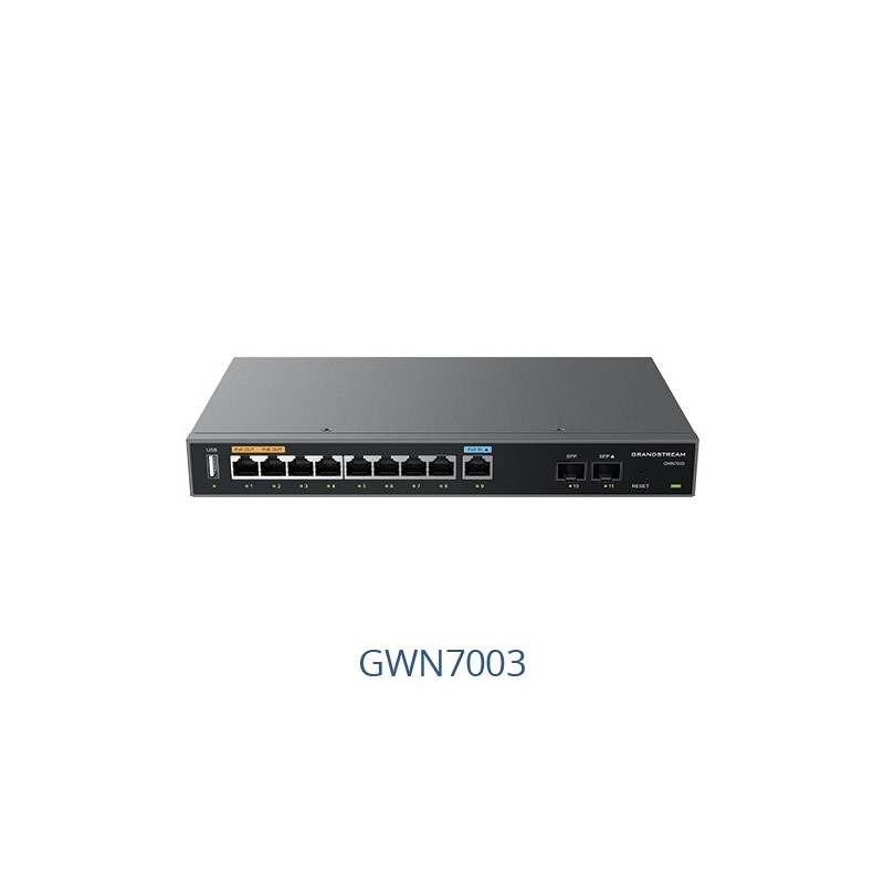 Grandstream GWN7003 Multi-WAN Gigabit VPN router with integrated firewalls - 218040 - 2