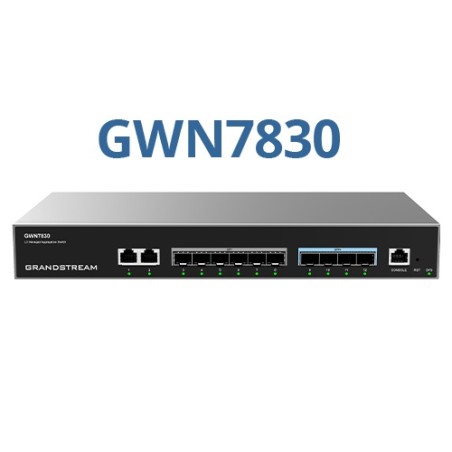 Grandstream GWN7830, 6x Gigabit ports, 4x SFP+, Layer-3-Aggregations-Switches - 222190 - 1